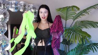 [4K] See-Through Clothes TRY-ON HAUL _  Transparent Fabric & No Bra