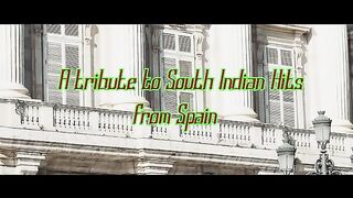 A tribute to south Indian hits from Spain  Vinatha Sreeramkumar and students #flashmob