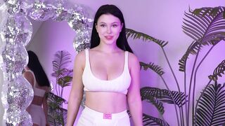 [4K] Transparent Try On Clothes In Dressing Room _ Haul with Abby Lee