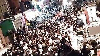 Rally of Jammu Kashmir Joint Awami Action Committee resisters in Azad Jammu Kashmir