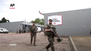 French military gears up for the security of the Paris Olympic Games.