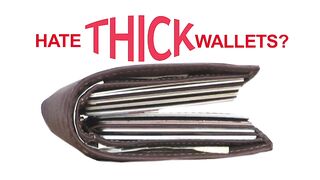 Big Skinny Women's Executive Bi-Fold Checkbook Slim Wallet,