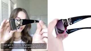Sunglasses for Women Men Retro Trendy