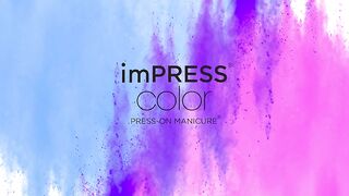 KISS imPRESS No Glue Mani Press On Nails, Color, 'Pick me Pink', Pink, Short Size, Squoval Shape, Includes 30 Nails,