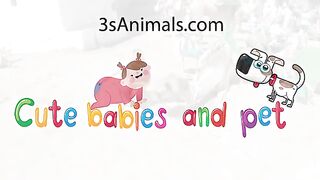 Animals chasing and scaring people