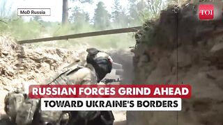 Putin's Men Hoist Russian Flag In Key Ukraine Area After 'Defeating' Ukrainian Forces _ Watch.