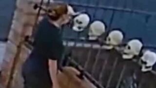 Scary skull can you see closely #shorts @febspot
