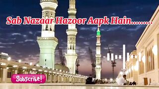 Sab Nazaare Hazoor Aap k haiñ.