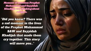 Moment of emotion when the Prophet Muhammad and Sayyidah Khadijah cried thinking about religion