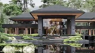 MODERN HOUSE WITH JAPANESE MOTIFS