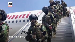 Second group of Kenyan police arrive in Haiti to battle violent gangs.