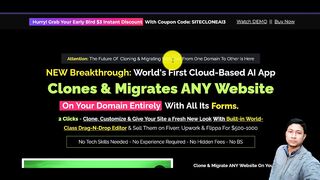 SiteClone AI Review – All you must needed to know before Buying It