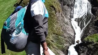“Life is like a waterfall – always moving.”