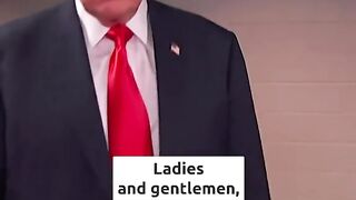 Donald trump has made his first  public appearance since being short