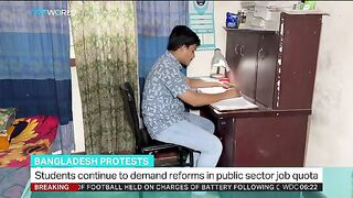 Bangladeshi students demand end to job quotas