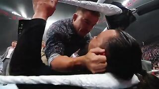 The Wyatt Sicks intimidate Chad Gable and The Creed Brothers
