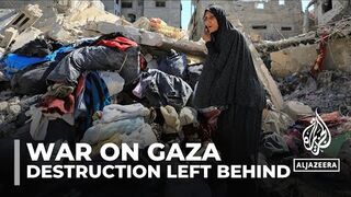 Displaced Palestinians return to their homes in Gaza City despite destruction
