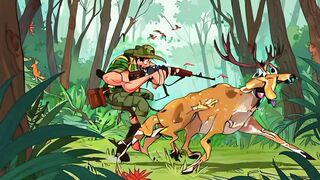 What happens to the hunter who goes into the forest