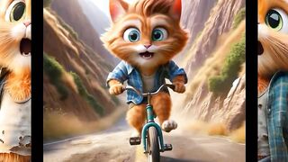 Bullied, Bad Grades, & a Crash! Can This Kitten Get a WIN? #catsoft #cat #aiart #ai #poorcat