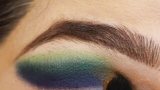 Peacock Makeup Look