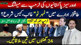 ٹرمپ سے پاکستانی ملاقاتیں،طاقتور ادارے،'نمبرٹو' غائب؟ انجینر علی مرزا کا  مسئلہ؟