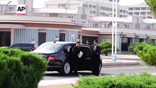 North Korean media shows Kim Jong Un visiting beach resort while tourist ban remains.