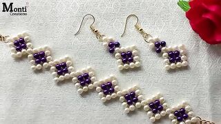 ##????????????✨✨✨#How to make simple beaded bracelet __