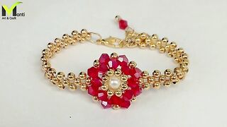 #✨✨????????????????????????Easy bracelet making __ How to make easy beaded bracelet __