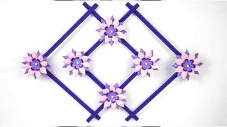 Unique Wall Hanging???????? ideas #papercraft #easy #trending  #shorts