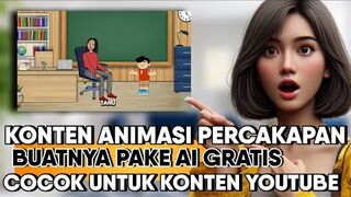 Cara Buat Animasi Percakapan Pake AI GRATISAN  Cocok Untuk Konten Youtuber Pemula.