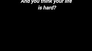 And you think your life is hard? | Free Palestine | free Gaza | all eyes on rafah ????