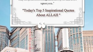 Today's Top 5 Inspirational Quotes About ALLAH 4