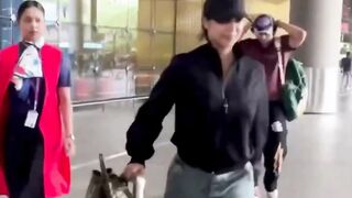 Malaika Arora with Son Arhaan Khan Spotted at Airport Viral Masti Bollywood