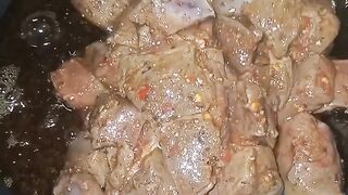 Beef kaleji masala
