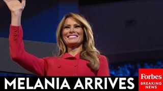 Melania Trump Gets Standing Ovation As She Arrives At The RNC