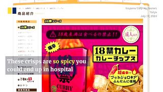 Japanese students hospitalised after eating super spicy chips.