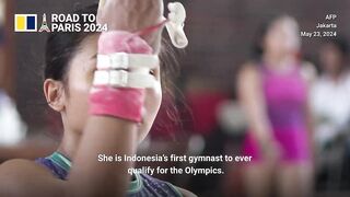Indonesia’s first Olympic gymnast.