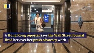 Hong Kong reporter accuses WSJ of unfair sacking.
