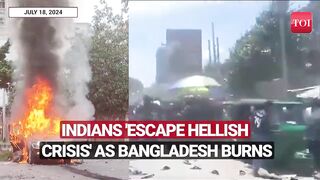 Bangladesh Bleeds_ Dozens Killed In Firing, Clashes _ Scores Of Indians Flee, Modi Govt Responds.