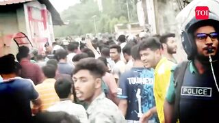 Bangladesh Unrest_ Students Burn Jail, Inmates Freed; Hospital Stormed, 100 Killed In Clashes.