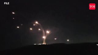 Hezbollah's Katyusha 'Revenge'; Iran-linked Group Pounds North Israel With 65 Rockets _ Watch.
