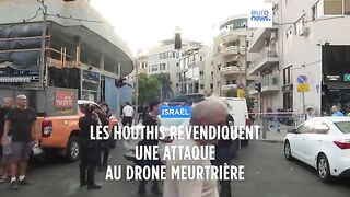Les rebelles houthis attaquent Tel-Aviv avec un drone un mort et au moins 10 blessés(