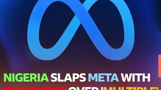 Nigeria Slaps Meta With $200M Fine Over Multiple Date Violations. | The World PK | The World  #meta #nigeria #fine #theworld #theworldpk
