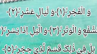 سورة الفجر 3