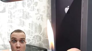 Поджег Айфон! ????????