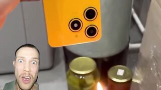 Поджег абсолютно новый телефон!