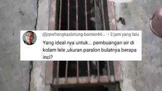 Berapa ukuran pipa paralon untuk DRAINASE pembuangan air kolam terpal❓