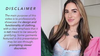 4K Transparent Dress Try-On Haul with Mirror View (2024)_2.