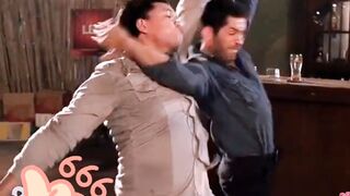 The fight scene in the club is a very good fight