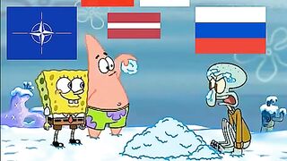 RUSSIA - UKRAINE CRISIS SPONGEBOB EDITION. (MEME)